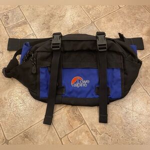 Lowe Alpine Mesa Runner Fanny Waist Hip Pack Blue Running Hiking Jogging Cycle